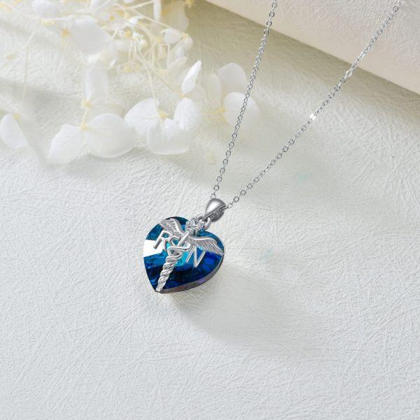 Sterling Silver Heart Necklace-4