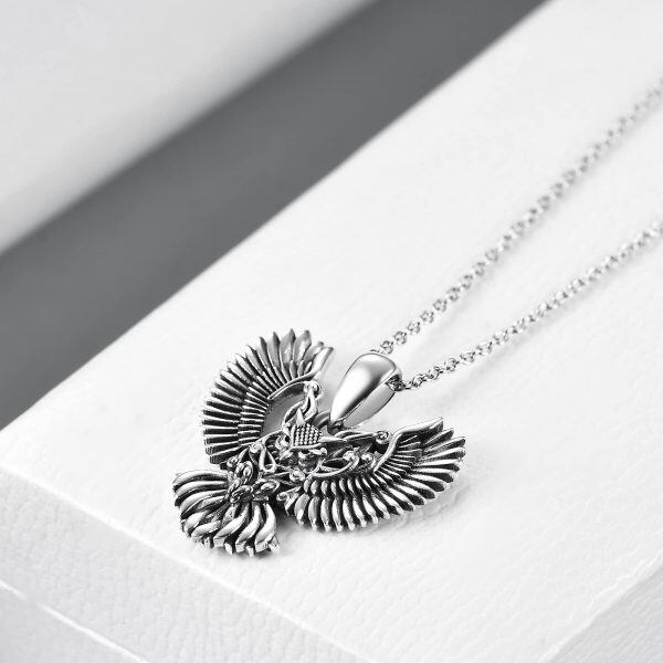 Sterling Silver Owl Necklace-3