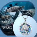wholesale 925 Sterling Silver Sea Life Jewelry - Turtle & Starfish Pendant Necklace for Women Gift Ideas-0-5