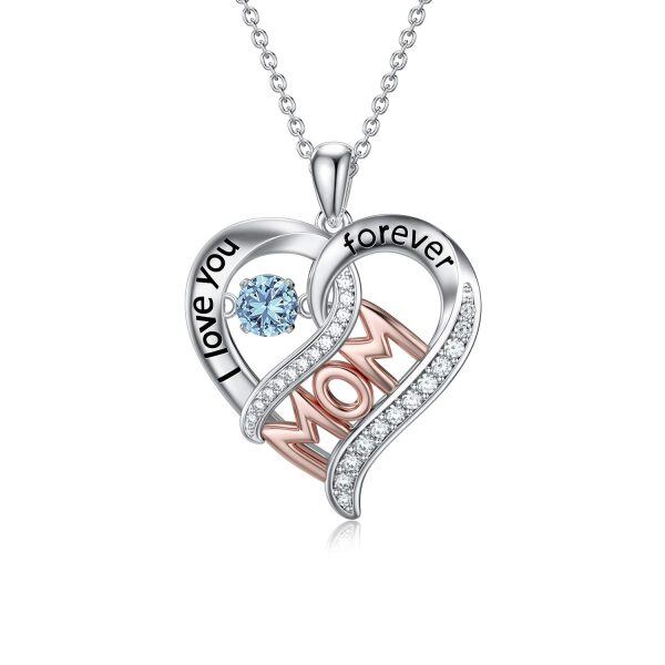 Sterling Silver Heart Necklace-0