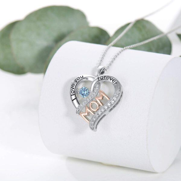 Sterling Silver Heart Necklace-3