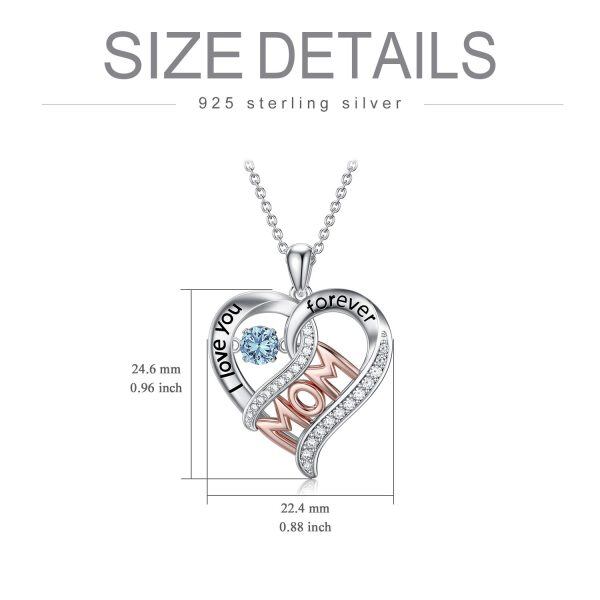 Sterling Silver Heart Necklace-5