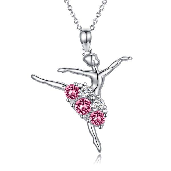 Sterling Silver Ballerina Necklace-6