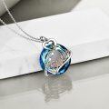 wholesale 925 Sterling Silver Forever My Friend Sister Pendant Necklaces for Women Gifts-0-4