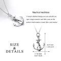 wholesale 925 Sterling Silver Polished Anchor & Rope Tree of Life Pendant Necklaces for Men/Women - Nautical Style Jewelry-0-5