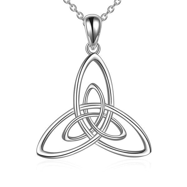 Sterling Silver Celtic Necklace-0