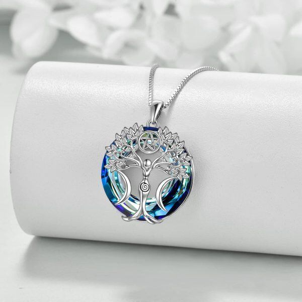 Sterling Silver Tree Of Life Necklace-2