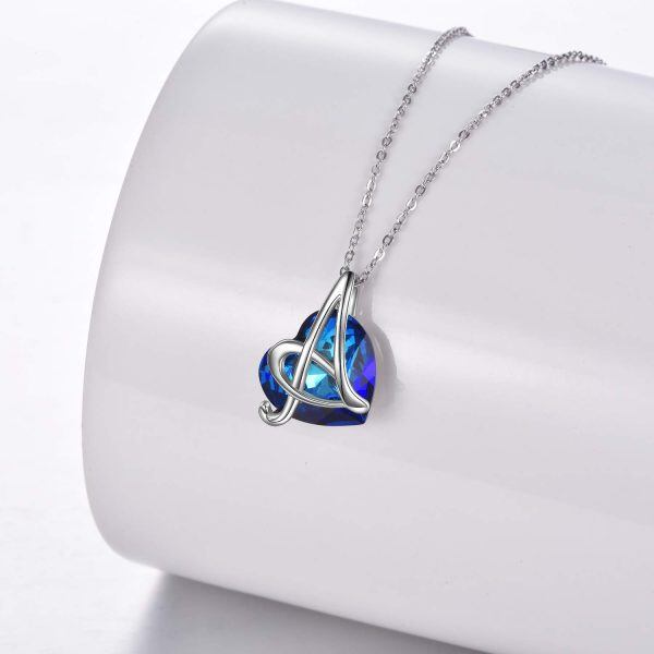 Sterling Silver Heart Necklace-4