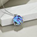 wholesale 925 Sterling Silver Abalone Shell & Cubic Zirconia Mountain Pendant Necklace for Women - Nature Inspired Gifts for Hikers and Climbers-0-4