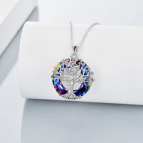 Sterling Silver Tree Of Life Necklace-3