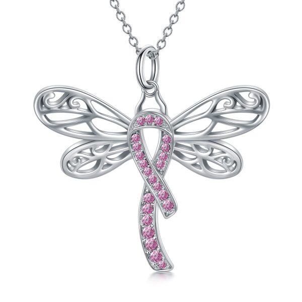 Sterling Silver Dragonfly Necklace-3