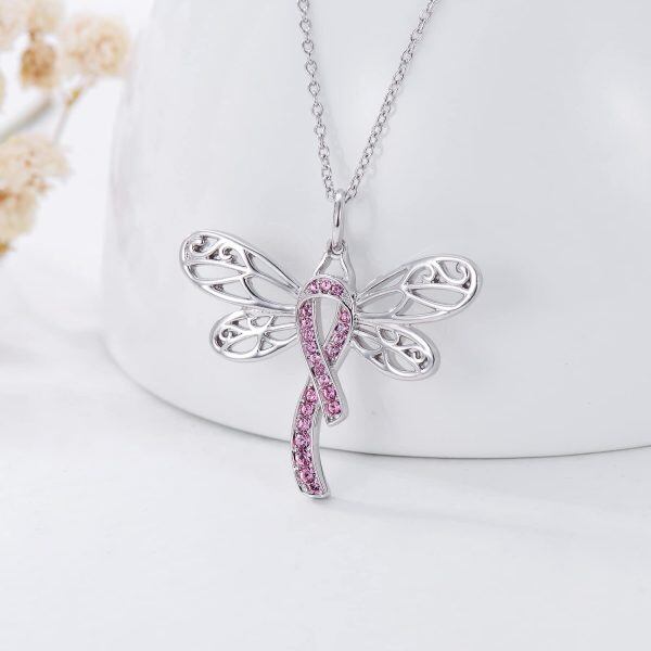 Sterling Silver Dragonfly Necklace-4