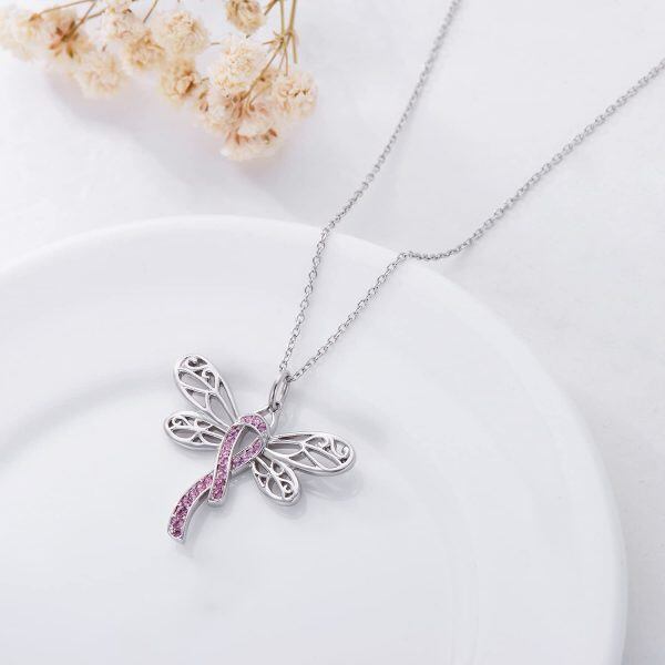 Sterling Silver Dragonfly Necklace-5