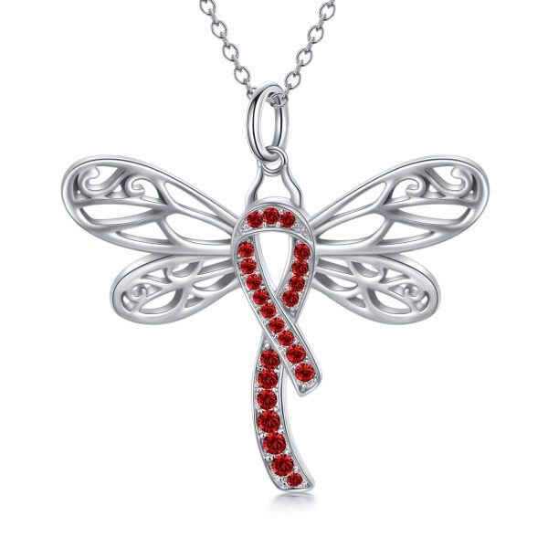 Sterling Silver Dragonfly Necklace-9