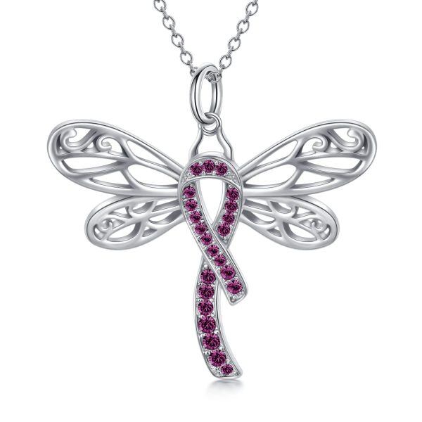 Sterling Silver Dragonfly Necklace-12