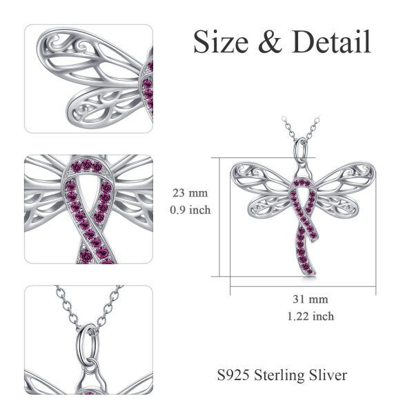 Sterling Silver Dragonfly Necklace-13