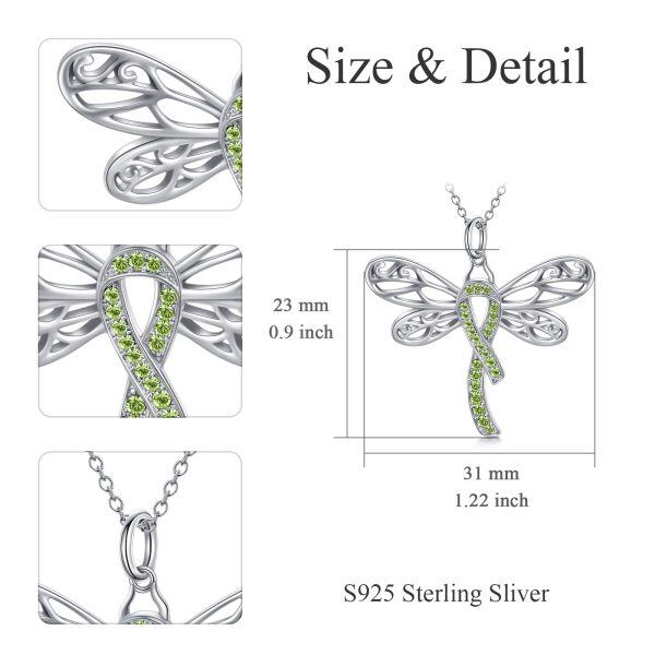 Sterling Silver Dragonfly Necklace-19