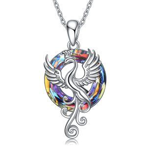 Sterling Silver Phoenix Necklace-0