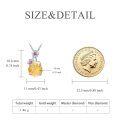 wholesale 925 Sterling Silver Round Citrine Pendant Flower Design Necklaces for Women-0-2