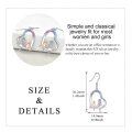 wholesale 925 Sterling Silver Heart Cat Girl Dangle Drop Earrings  for Women Girls Mom-0-3