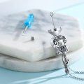 wholesale 925 Sterling Silver Guitar Urn Pendant Keepsake Jewelry with Chain and Funnel Set-0-1