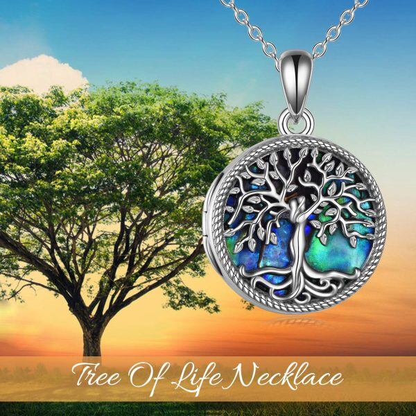 Sterling Silver Tree Of Life Necklace-4