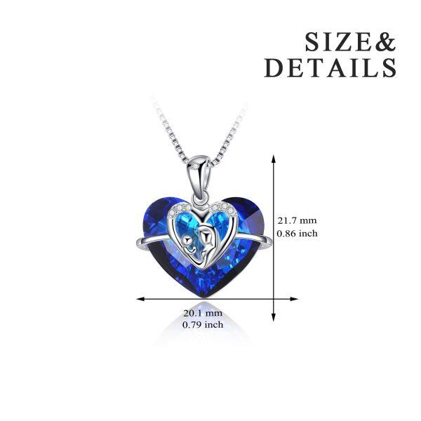 Sterling Silver Heart Necklace-1