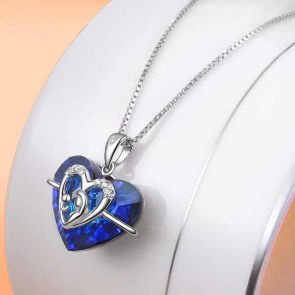 Sterling Silver Heart Necklace-2