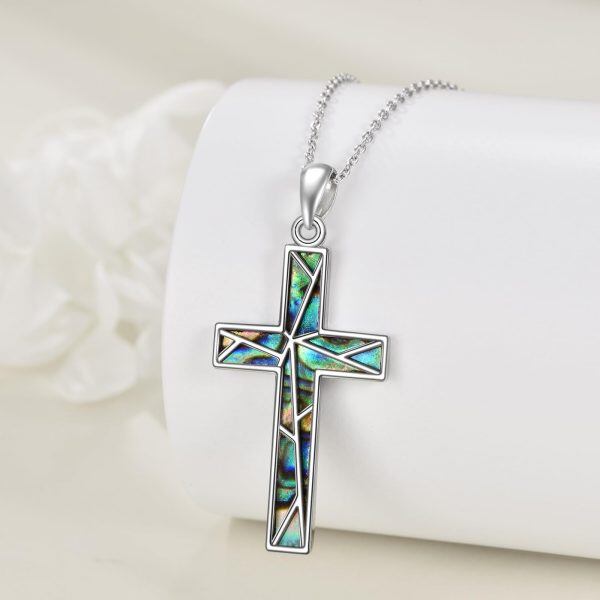 Sterling Silver Cross Necklace-2