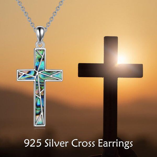 Sterling Silver Cross Necklace-5