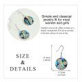 wholesale 925 Sterling Silver Abalone Shell Flower Drop Earrings - Nature Inspired s for Her-0-2