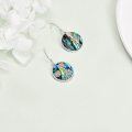 wholesale 925 Sterling Silver Abalone Shell Flower Drop Earrings - Nature Inspired s for Her-0-4