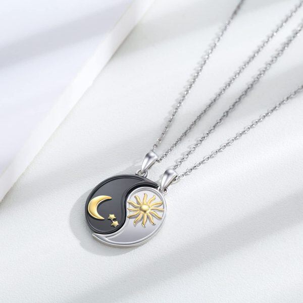 Sterling Silver Yin Yang Necklace-1