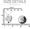 wholesale 925 Sterling Silver Heart Pendant Necklace with Engraved Message for Women-0-4