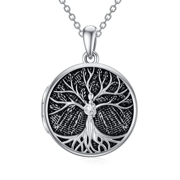 Sterling Silver Tree Of Life Necklace-2