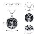 wholesale 925 Sterling Silver 925 Tree of Life Photo Locket Pendant Necklace for Women-0-6