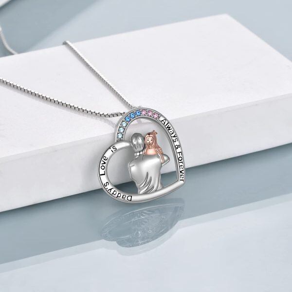 Sterling Silver Heart Necklace-4