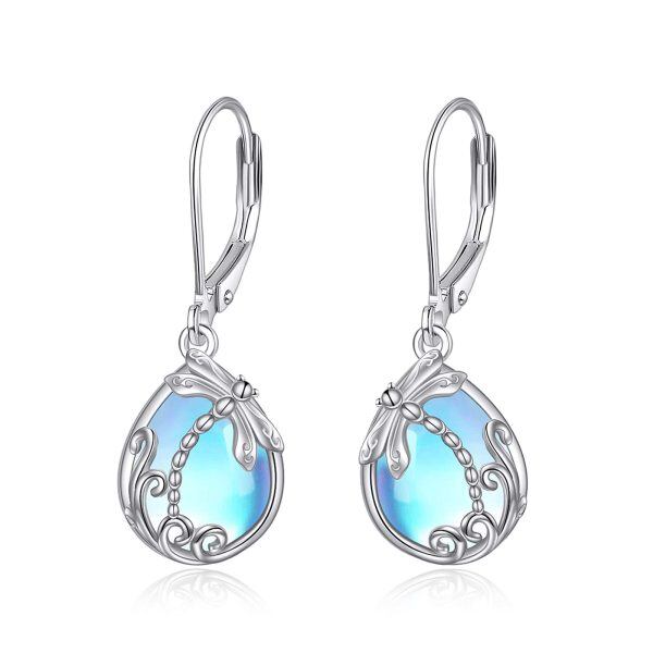 Sterling Silver Dragonfly Earrings-0