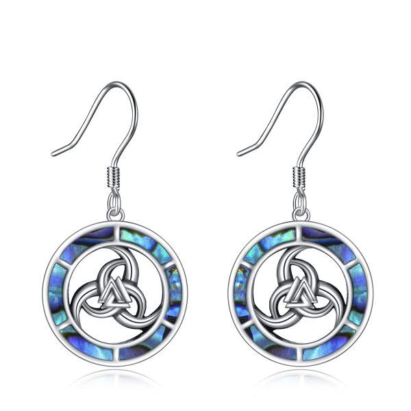 Sterling Silver Celtic Knot Earrings-0