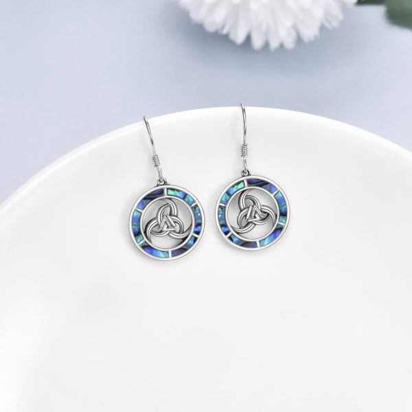 Sterling Silver Celtic Knot Earrings-4