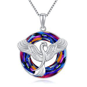 Sterling Silver Phoenix Necklace-0