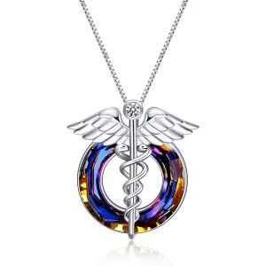 Sterling Silver Nurse Necklace-0