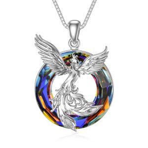 Sterling Silver Phoenix Necklace-0