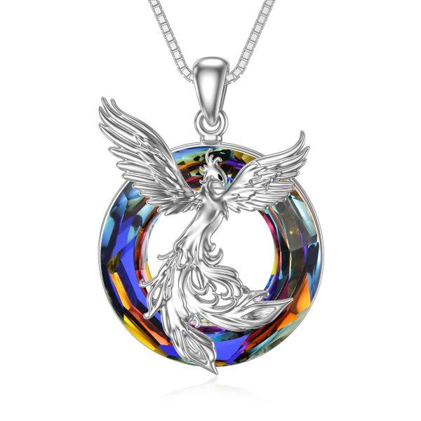 Sterling Silver Phoenix Necklace-0