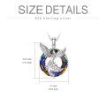 wholesale 925 Sterling Silver Phoenix Crystal Pendant Necklace for Women - Wholesale-0-2