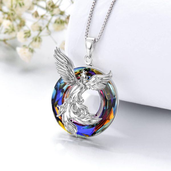 Sterling Silver Phoenix Necklace-4