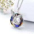 wholesale 925 Sterling Silver Phoenix Crystal Pendant Necklace for Women - Wholesale-0-4