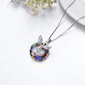wholesale 925 Sterling Silver Phoenix Crystal Pendant Necklace for Women - Wholesale-0-5