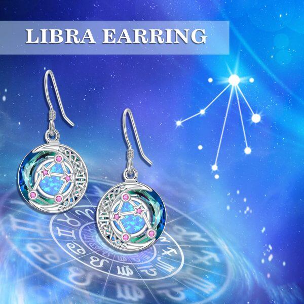 Sterling Silver Zodiac Earrings-2