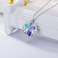 wholesale Sterling Silver Austrian Crystal Dragon Necklace for Women Girls-0-13